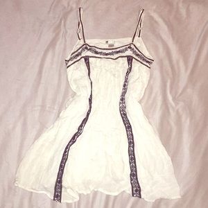 Boho embroidered dress
